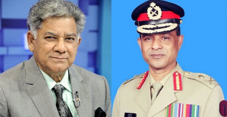 ব্রিগেডিয়ার জেনারেল (অব.) এম সাখাওয়াত হোসেন ও লে. জে. (অব.) জাহাঙ্গীর আলম চৌধুরী